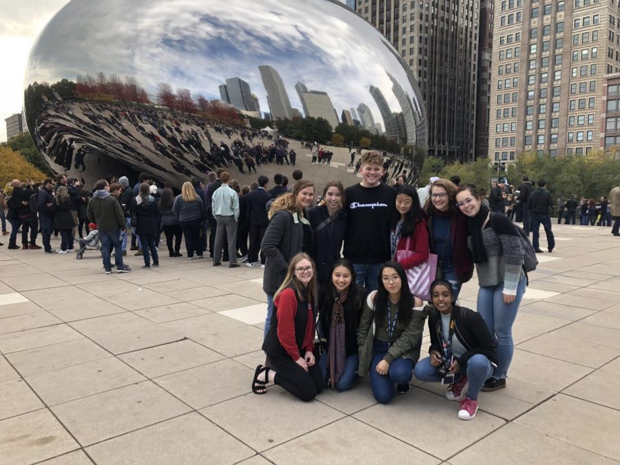 Millard students visit The Bean in Chicago